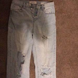 Distressed pac sun pants